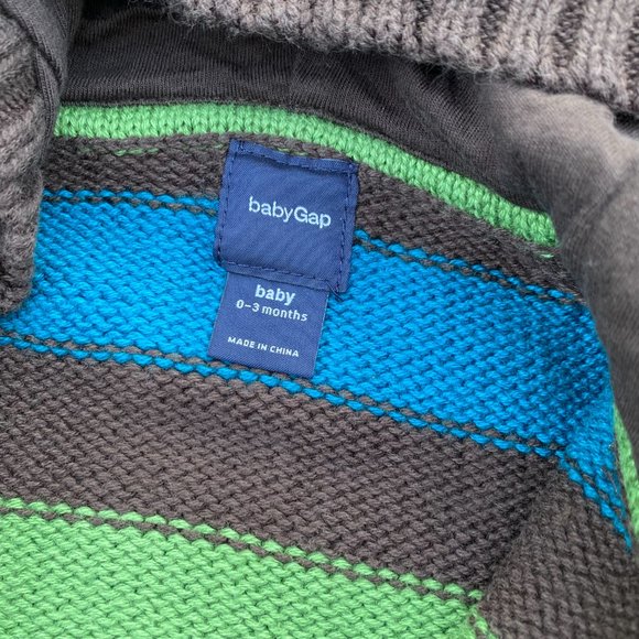 NWOT Baby Gap Infant Knit Sweater Hoodie - Picture 8 of 9